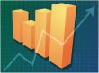 Financial barchart illustration