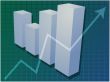 Financial barchart illustration