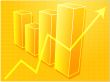 Financial barchart illustration
