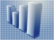 Financial barchart illustration