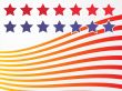 Stars and stripes illustration