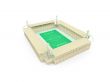 stadium over white