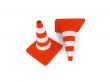 traffic sign object over white