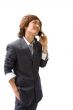 Asian business man and phone