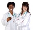 Two women doctor