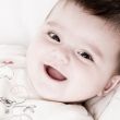 Smiling happy baby