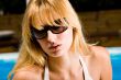 Summer portrait of a blond girl