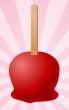 Candy apple illustration