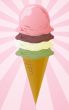 Ice cream cone illustration