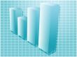 Financial barchart illustration