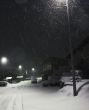 Snowing