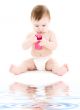 baby with cell phone