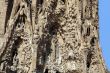 Deatailed view of Sagrada Familia, great work of Antonio Gaudi