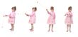 isolated playing girl