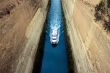Boat in Corinth Canal