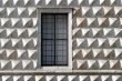 Ferrara, wall of a historic palace
