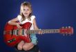 little girl and guitar