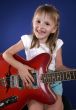 little girl and guitar