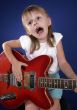little girl and guitar