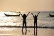 Two silhouettes