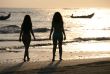 Two silhouettes