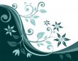 dark floral pattern