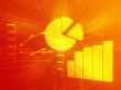 Spreadsheet business charts illustration