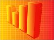 Financial barchart illustration