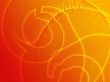 Spiral fronds design