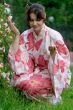 Girl in a flower yukata