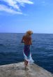 Walking into the sea