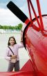 girl and airpalne