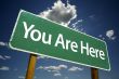 You Are Here Road Sign