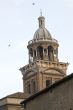 Mantua - Belfry and swallows at evening