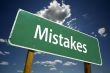 Mistakes Road Sign