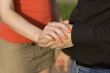 holding hands