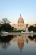 US Capitol at sunset