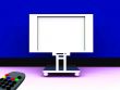 TV In Room With Remote Control