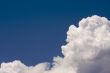Puffy Clouds on a blue sky.