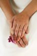 Hands of the bride