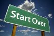 Start Over Road Sign