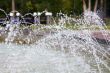 Fountain splashes