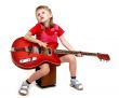 little girl and guitar