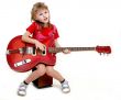 little girl and guitar