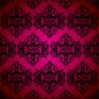 black gothic floral