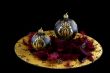 Blue christmas candles