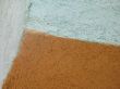 abstract colorful stucco wall corner