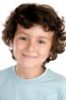 Portrait of a handsome boy with blue shirt