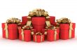 Gift boxs. 3D image.