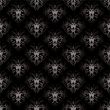 floral gothic black